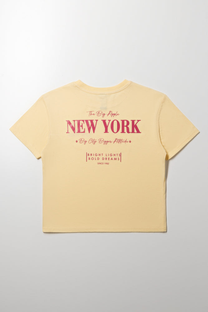 Short Sleeve T-Shirt Yellow (2)