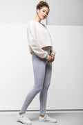 Wide Waist Leggings Grey (1)