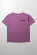 Strawberry Oversized Short Sleeve T-Shirt Purple