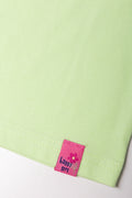 Frill Sleeve T-Shirt Green (1)