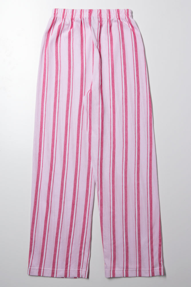 Stripe Pants Pink (2)