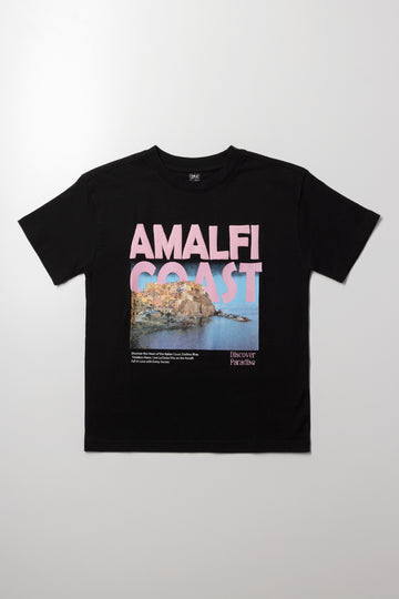 Oversized Short Sleeve T-Shirt Black