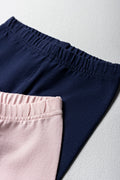 2 Pack Leggings Pink & Navy (1)