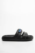 Double Band Slides Black (1)