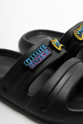 Double Band Slides Black (2)