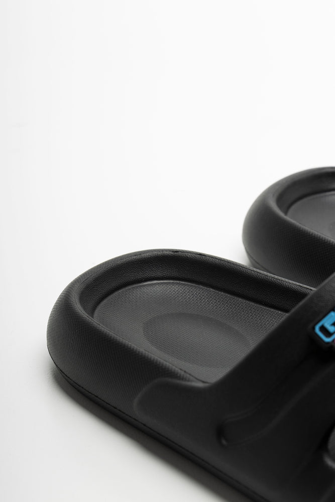 Double Band Slides Black (3)