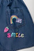 Babydoll Denim Dress Blue (1)