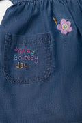 Babydoll Denim Dress Blue (2)