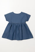 Babydoll Denim Dress Blue (3)