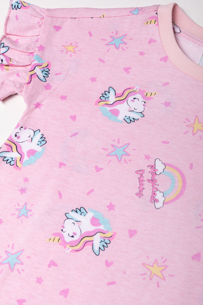 Unicorn  Sleepshirt Pink
