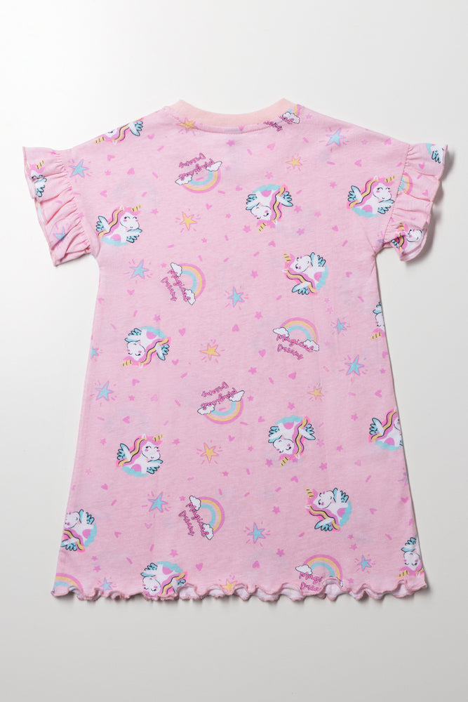 Unicorn  Sleepshirt Pink (2)