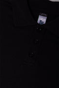 Textured Collar Golfer Black (1)