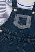 Denim Dungaree Set Blue (1)