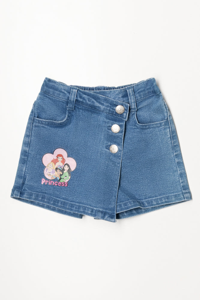 Princesses Denim Skort Blue
