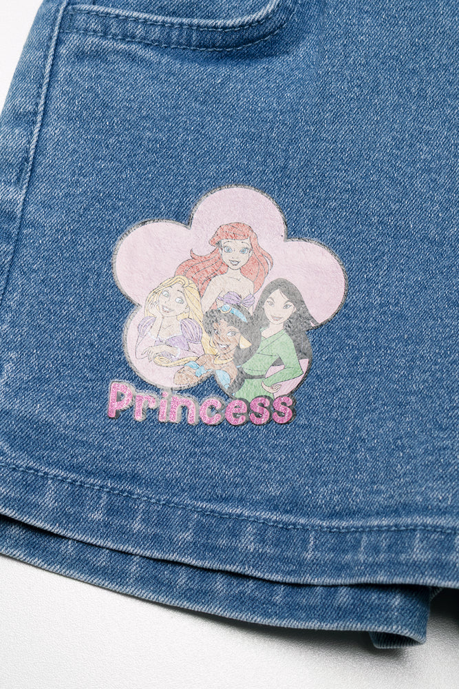 Princesses Denim Skort Blue
