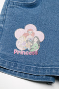 Princesses Denim Skort Blue (1)