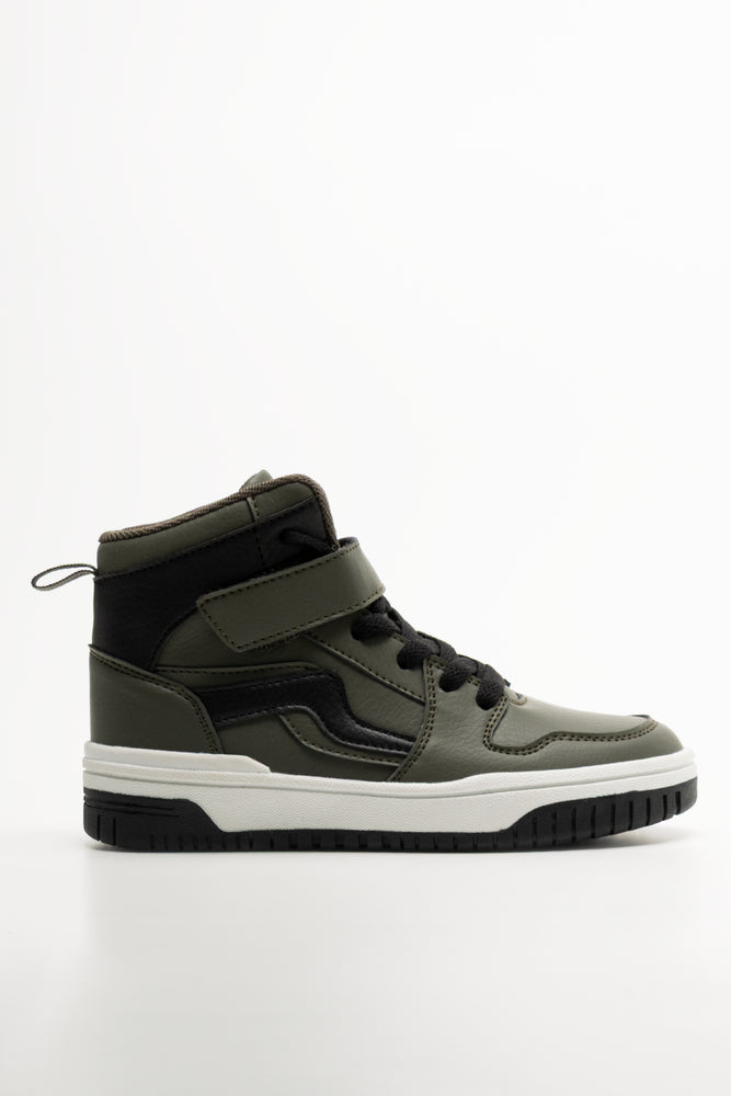 Skate High Top Sneakers Green (1)