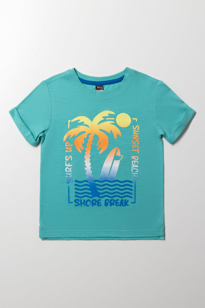 Tropical T-Shirt Blue