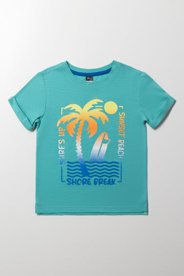 Tropical T-Shirt Blue