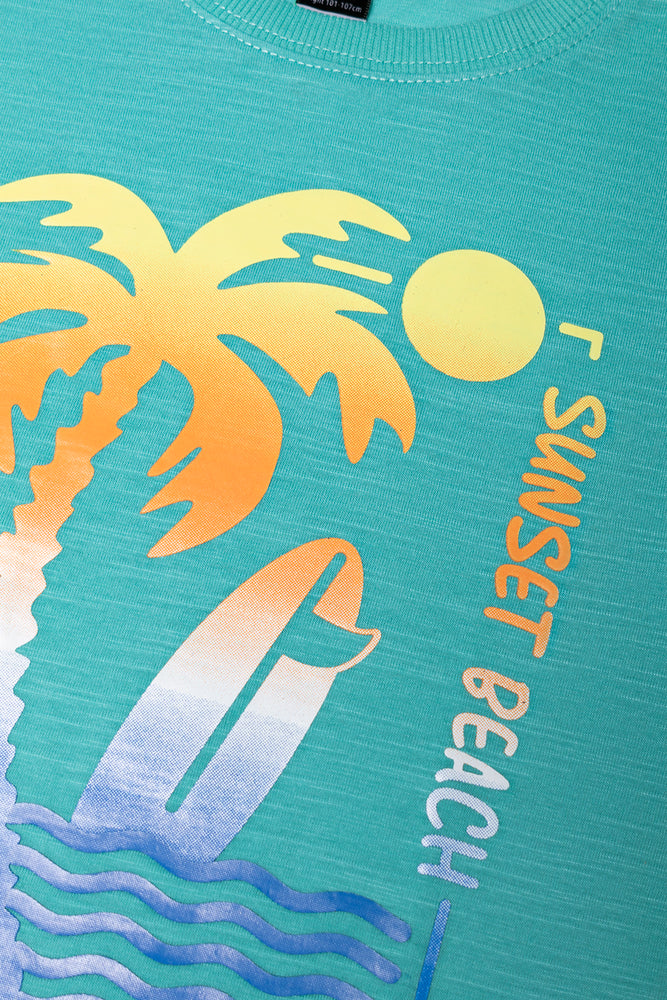 Tropical T-Shirt Blue
