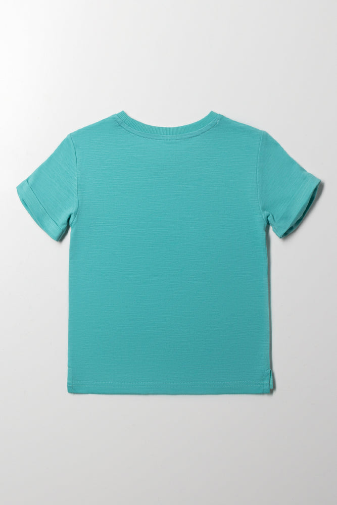 Tropical T-Shirt Blue (2)