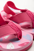 2 Pack Heart Sandals Pink (5)