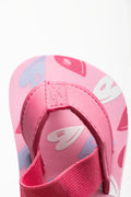 2 Pack Heart Sandals Pink (8)