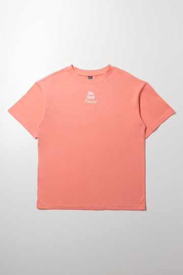 Oversized T-Shirt with Slogan Print
