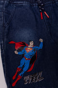 Superman Denim Shorts Blue (1)