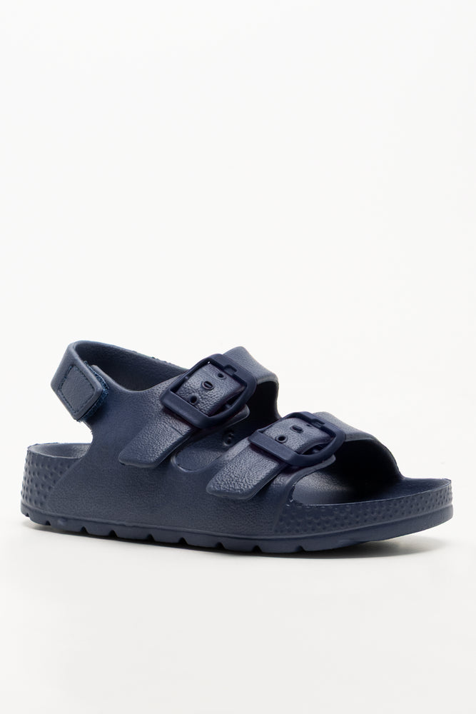 Double Strap Sandals Navy