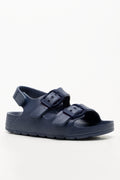 Double Strap Sandals Navy (1)
