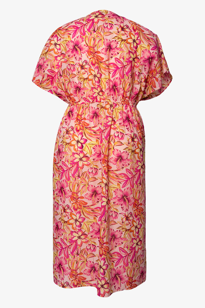 Front Tie Kaftan Coral (1)