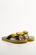 Batman Light Up Flip Flops Yellow