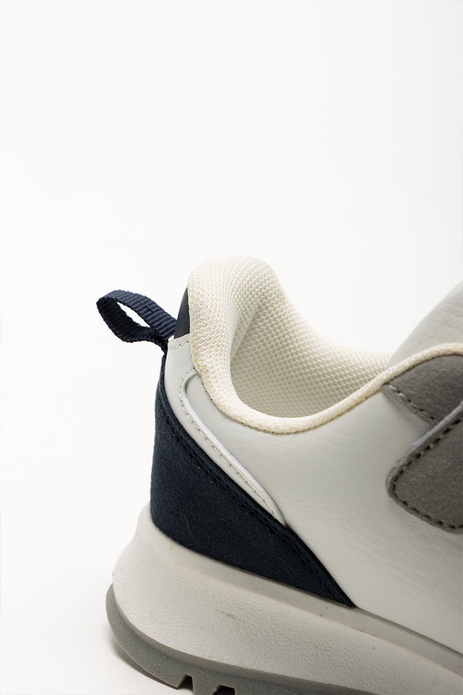 Double Velcro Retro Sneaker White (3)