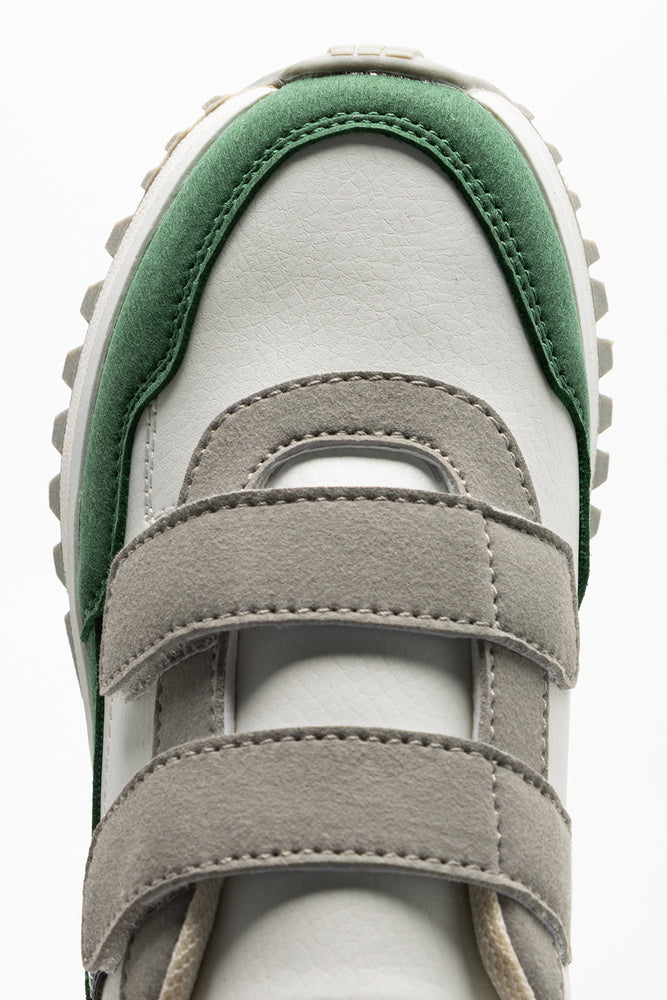 Double Velcro Retro Sneaker White (4)