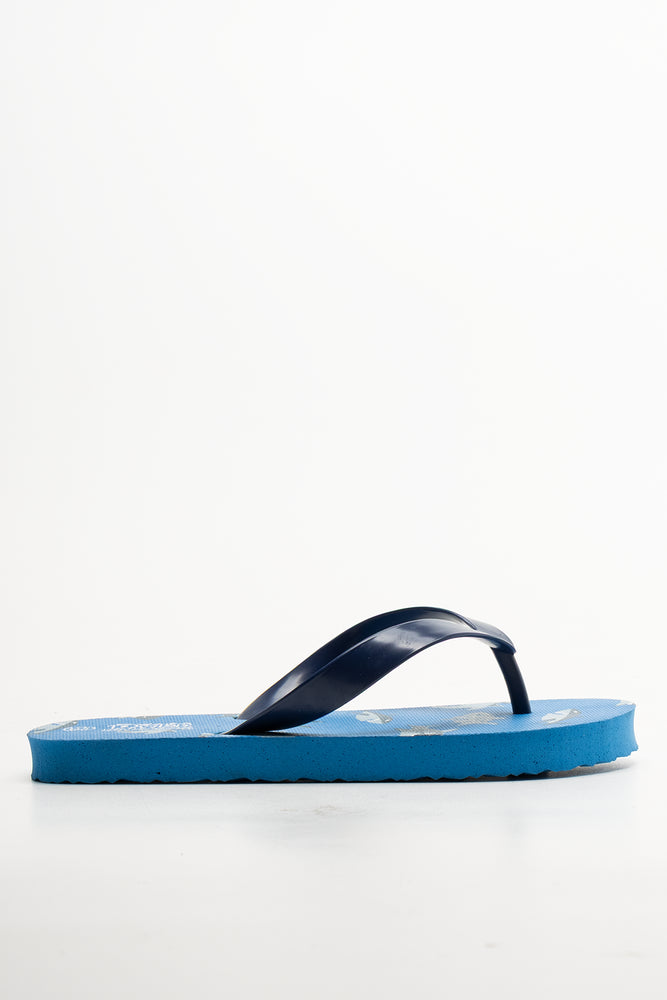 Shark Flip Flops Navy