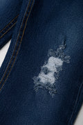 Straight Leg Denim Jeans Blue (2)
