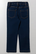 Straight Leg Denim Jeans Blue (3)