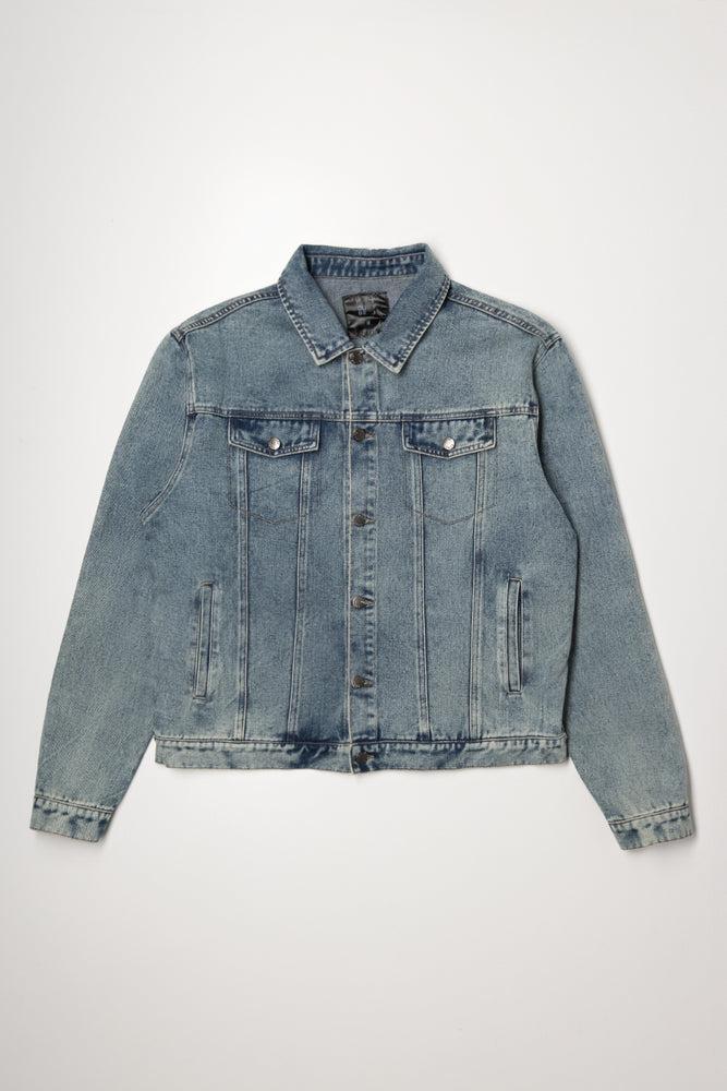 Boxy Denim Jacket Light Blue
