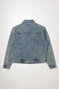 Boxy Denim Jacket Light Blue (2)
