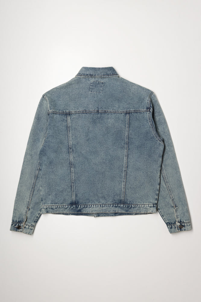 Boxy Denim Jacket Light Blue (2)