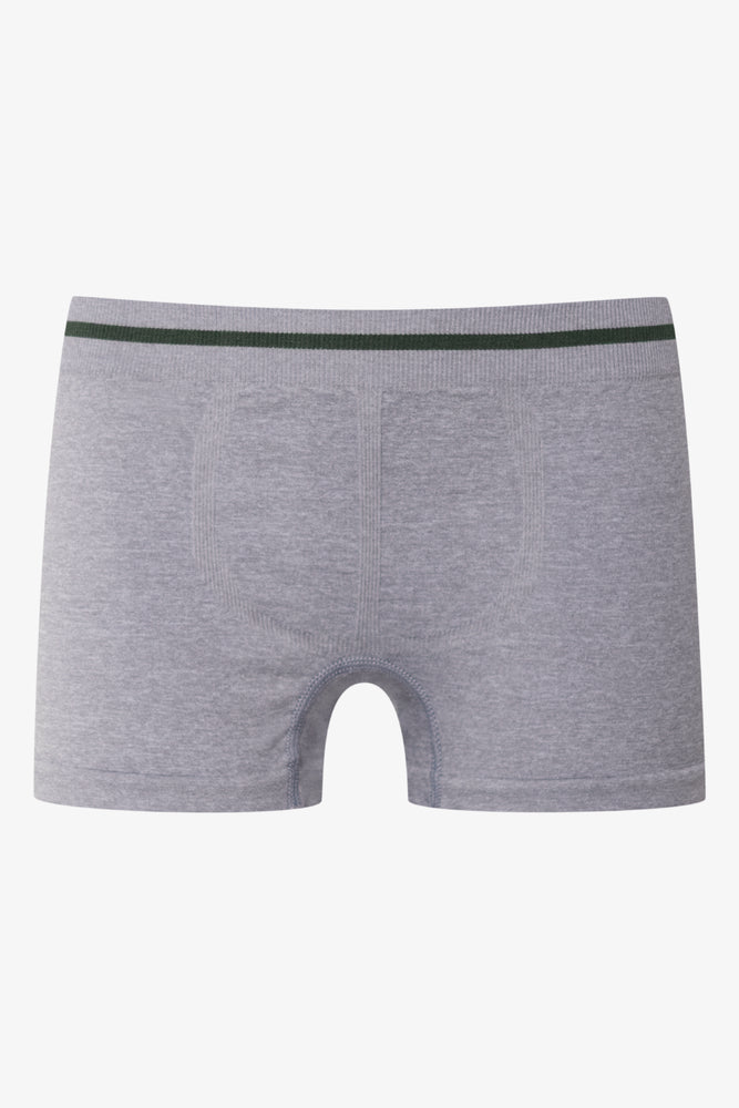 3 Pack Seamless Boxers Black, Green And Grey (2)