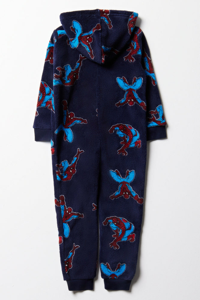 Spider-Man Onesie Navy (2)