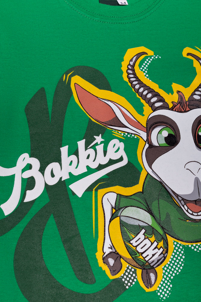 Bokkie Short Sleeve T-Shirt Green (1)