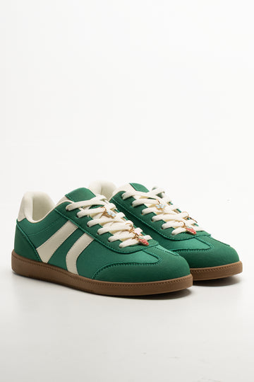 Retro Charm Sneakers Green