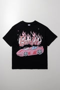 Barbie Oversized T-Shirt Black