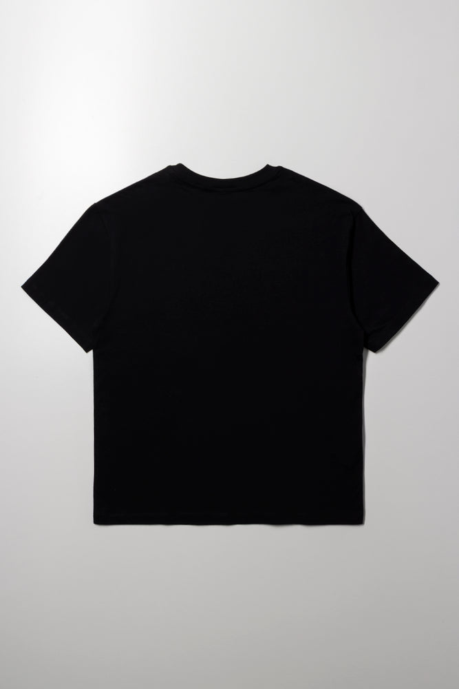 Barbie Oversized T-Shirt Black (2)