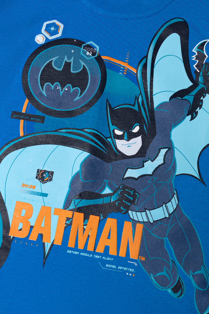 Batman Short Sleeve Pyjama Set Blue (1)