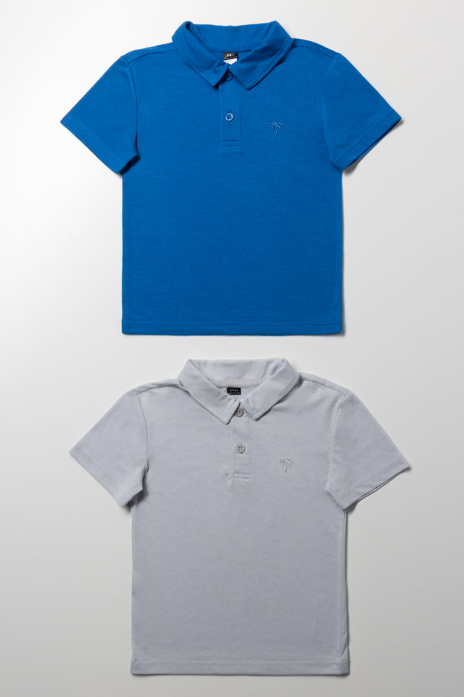 2 Pack Golfer Grey And Blue