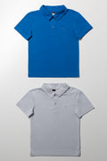2 Pack Golfer Grey And Blue